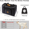 Cat Carrier, Portable Pet Carrier Bag for Cats and Small Dogs, Foldable Soft Sided Cat Transport Carrier, Airline Approved Pet Travel Carrier with Shoulder Strap, Removable Mat and Pet Bowl