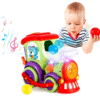 Toy Train for 1+ Year Toddler Electric Train with Drop Balls Music Talking Sound Sensor Light Baby Car Toys Gift Kids