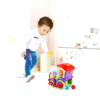 Toy Train for 1+ Year Toddler Electric Train with Drop Balls Music Talking Sound Sensor Light Baby Car Toys Gift Kids