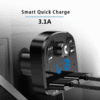 Car Bluetooth 5.0 Music Player FM Transmitter Dual USB Port Car Charger MP3 Receiver 3.1A Fast Charger Audio Recciever