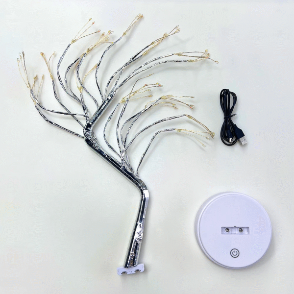 36/108Leds Tabletop Tree Lamp, Decorative LED Lights, Rgb Color Atmosphere Night Lights, for Party Camping Home Decor