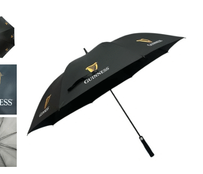 JBGN GU01 – 30-Inch Black Stick Golf Umbrella