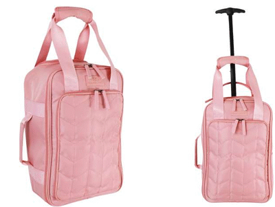 Cabin Luggage – 40x25x20 cm – Mint & Pink