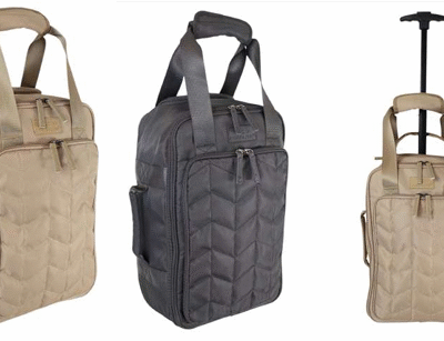 Cabin Luggage – 40x25x20 cm – Pink, Mocha & Black