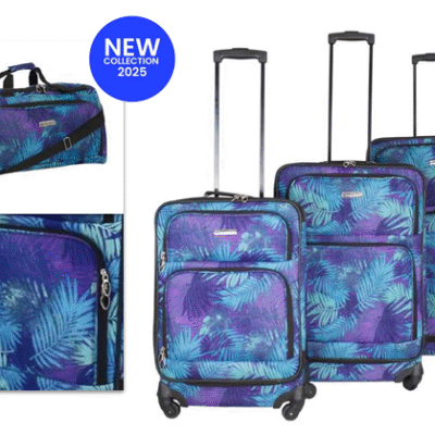 JB Leisure 4-Piece Set with Duffle (Blue)