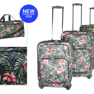 JB Leisure 4-Piece Set with Duffle (Green)