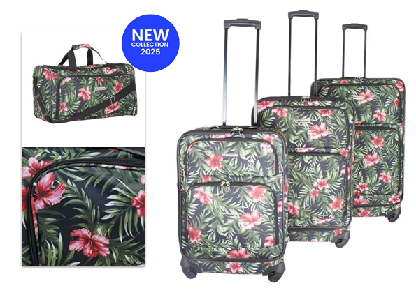 JB Leisure 4-Piece Set with Duffle (Green)