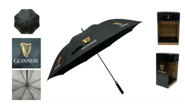 Umbrella 8 Ribs Black - SKU: JBGN007