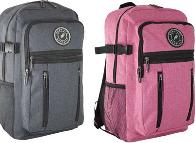 Cabin Luggage Bag – 40x25x20 cm – Black, Grey, Hot Pink, Turkish Rose