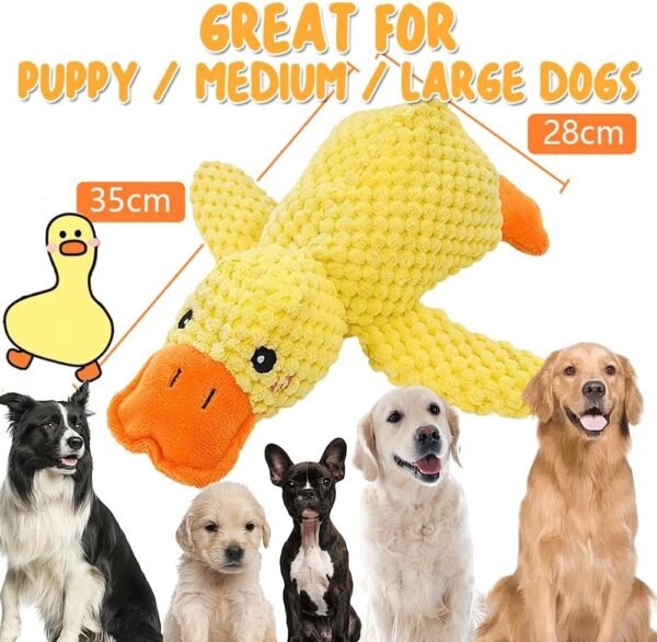Plush Dog Toy for Large Dogs, Duck Squeaky Dog Toys, Soft Puppy Toy for Small Medium Large Dogs