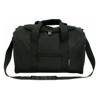 40x25x20cm Ryanair Approved Cabin Bag Under Seat Baggage Luggage Carry On Travel (Black)